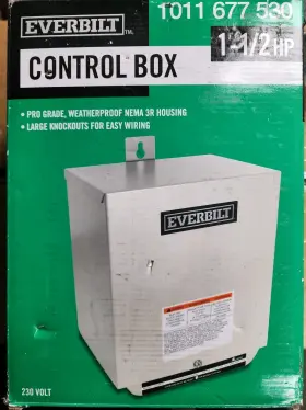 HDCB15 EVERBILT Control Box Weatherproof