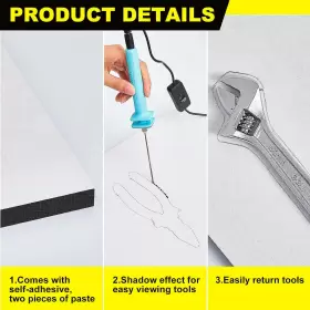 313056577588 FABBAY Tool Box Foam Organizers Cutter #3