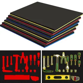 FM-FABBAY-1195 FABBAY Tool Box Foam Organizers Liner Inserts