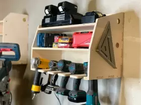 008733855409 DRILL Charging Station Storage Wall Tool #2