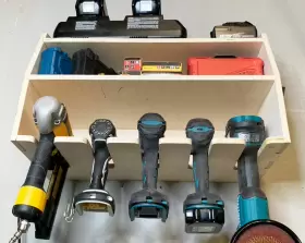 008733855409 DRILL Charging Station Storage Wall Tool #3
