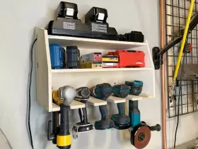 008733855409 DRILL Charging Station Storage Wall Tool