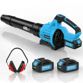 DD8195 FALMETS Leaf Blower Cordless Cfm Mph Electric Blowe