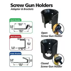 663807025197 FASTCAP Closed Screw Gun Holder Tool Box Storage #2