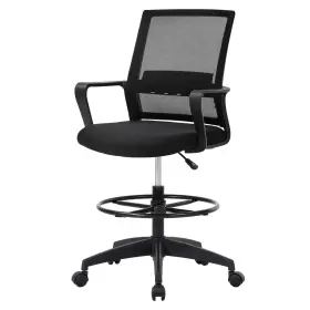 195030040222 FDW Drafting Chair Tall Office Mesh Ergonomic