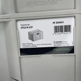 SYS3M237 FESTOOL Systainer Loc #2