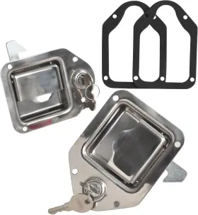 445014988945 FGJQEFG Tool Box Lock Handle Latch Steel
