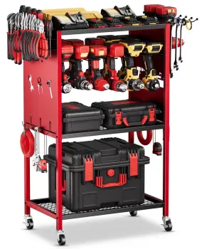 S2100-2200 FHXZH Power Tool Organizer Wheels Garage Storage