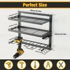 445049080003 FITAM Power Tool Organizer Drill Holder Charging #2