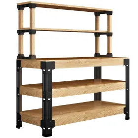 WB107B FLEXIMOUNTS Steel Bench Leg Garage Storage Shelving