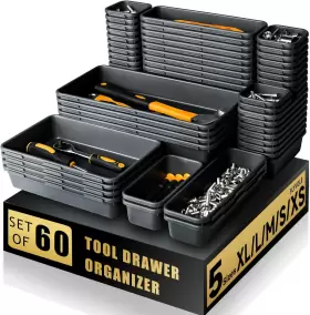 711181574852 FLYVOLE Tool Box Organizer Tray Toolbox Desk