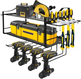 DZJTXTB3 FOOZET Steel Wall Power Tool Organizer