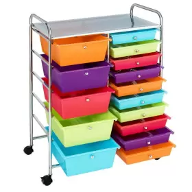 LK-W537H825MT FORCLOVER Utility Rolling Storage Organizer #2