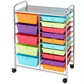 LK-W537H825MT FORCLOVER Utility Rolling Storage Organizer