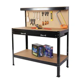 768507767511 FTOPBTB Drawers Wood Garage Workbench Peg Board