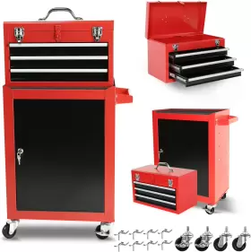 692757006079 FULVARI Rolling Tool Chest Garage Workshop