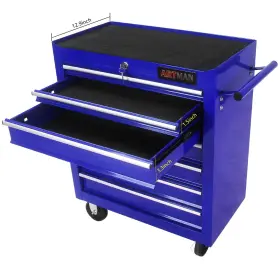 955613753994 FULVARI Rolling Tool Chest Box Interlock Wheel #3