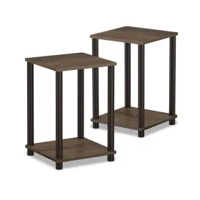 2-99800WN FURINNO Turn Tube Haydn End Table Set