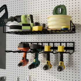 QKC-G888-DDGJJ GARITIN Garage Power Tool Organizer Wall Mount