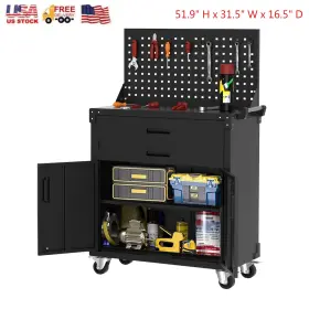 629831638406 GARVEE Drawer Rolling Tool Chest Lockable Garage