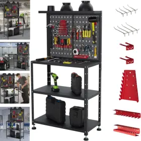 629831820818 GARVEE Garage Workbench Pegboard Tool Organizer