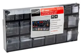 290008854092 GATOR CLAMPS Transparent Tilt Storage Organizer