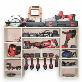 611864699134 GDLF Power Tool Organizer Storage Rack Drill 611864699134 GDLF Power Tool Organizer Storage Rack Drill