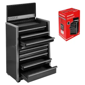 GXM04AB-BK GEINXURN Mini Tool Box Drawer Micro Top Chest Roll