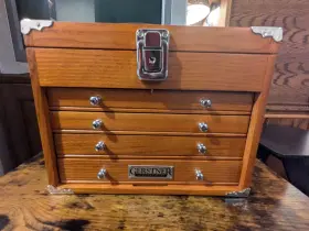 GI-T20 GERSTNER Drawer Hobby Oak Wood Chest