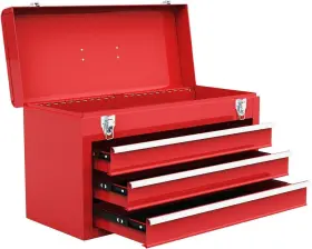 TL35116 GIANTEX Steel Tool Box Toolbox Drawers Top Storage