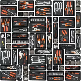 696393860828 GIKLUX Pack Tool Box Organizer Tray Divider Desk