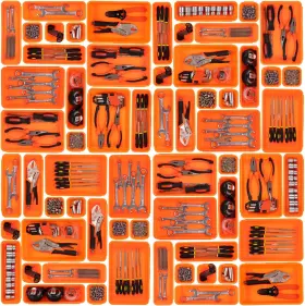 726084167988 GIKLUX Pack Tool Box Organizer Tray Dividers