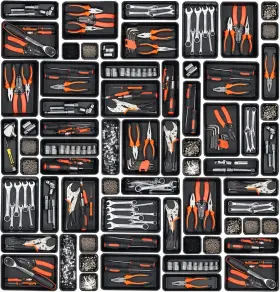 GKUS-001 GIKLUX Pack Tool Box Organizer Tray Divider Toolbox