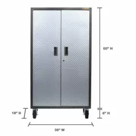 GALG36CKXG GLADIATOR Caster Freestanding Garage Cabinet Swing #3