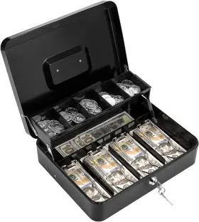 XY0017 GOEHIAUL Cash Box Lock Key Tray