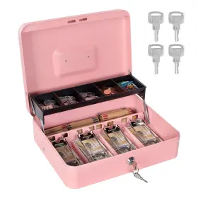 XY0060 GOEHIAUL Cash Box Tray Lock Pink Keys