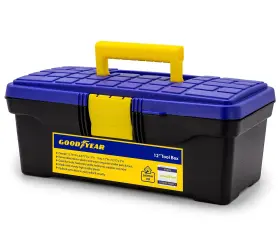 843620124356 GOODYEAR Mini Tool Box Hobby Storage Han