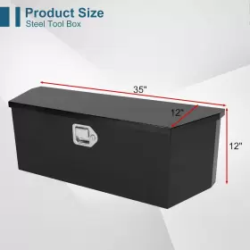 YP0149 GOOEAP Tool Box Steel Trailer Tongue #2