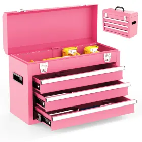 3CGJX GORNOXBLIF Drawer Tool Box Steel Chest Ball Bearing