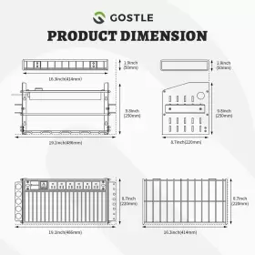 PTO-4-PDU GOSTLE Power Tool Organizer Charging Station Layers #3