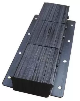 26W593 GRAINGER APPROVED Dock Bumper Rubber #2