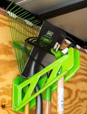 764227136934 GREEN TOUCH Tool Rack Enclosed Trailers
