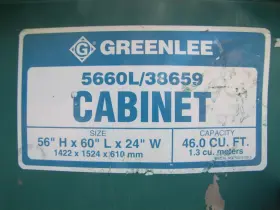 5660L GREENLEE Rolling Utility Cabinet #3