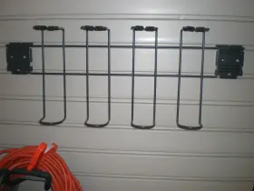 810048443376 HANDIWALL Slatwall Fishing Rod Holder 810048443376 HANDIWALL Slatwall Fishing Rod Holder