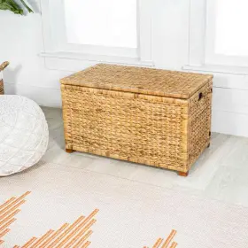 HPM9005A HAPPIMESS Anada Wicker Weave Storage Trunk Natural #3