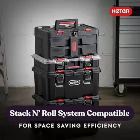 249738 HART Keter Stack Roll Drawer Tool Box Power Accesso #3