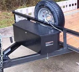 61602 HAUL-MASTER Steel Trailer Tongue Box Tool Storage Lock