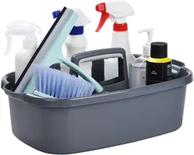 TB-002 HAUNDRY Cleaning Caddy Handle Tool Storage Basket