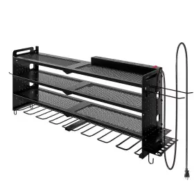 313103426470 HAUSOURCE Steel Power Tool Organizer Wall Mount