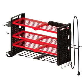 711181585377 HAUSOURCE Steel Power Tool Organizer Wall Mount